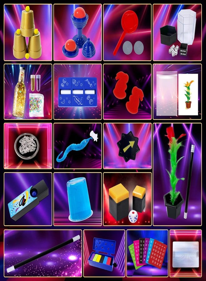PATIFEED Magic Kit, 50+ Magic Tricks for Kids with Instructions for Each Trick to Perform, Christmas Halloween Magic Set for Girls Boys Beginners - Image 2